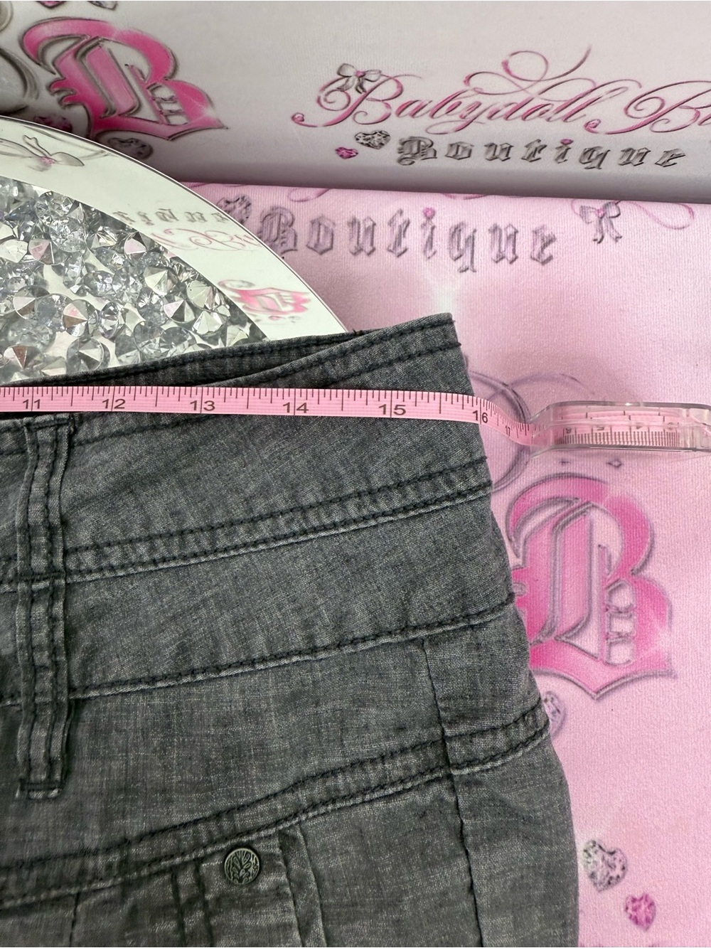 Prana pants hemp Gray Relaxed Track Pants with Triple-Button Waist - Picture 9 of 11